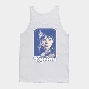 Anna Karina // Retro Original Nouvelle Vague Fan Design Tank Top